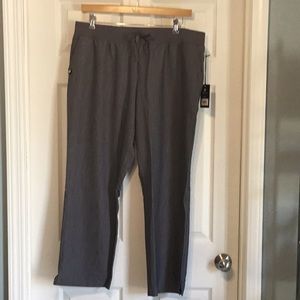 Jaanuu Ladies Gray Pants Petite XL